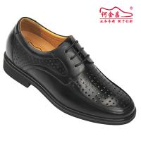 【何金昌】男士系带内增高凉鞋增高6.5CM黑色