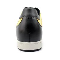 【乐昂】时尚增高板鞋黑黄条纹内增高休闲鞋增高7cm