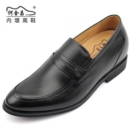 【何金昌】<特价>欧陆风情商务正装鞋隐形增高6.5CM
