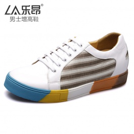 【乐昂】<特价>新款男式韩版增高鞋休闲鞋内增高鞋多色板鞋