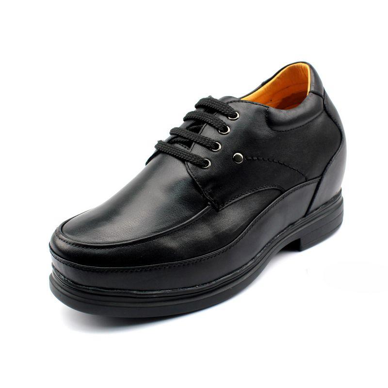 男士内增高鞋 商务休闲 内增高10cm 黑色 商品货号：X42H01【何金昌】