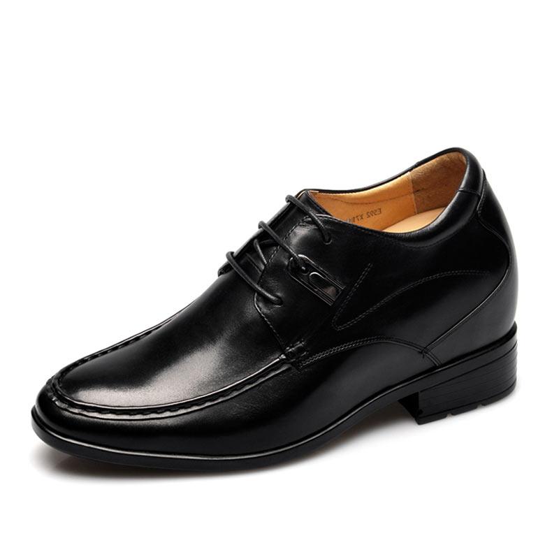 男士内增高鞋 正装鞋 内增高10.5cm 黑色 商品货号：X71H10【何金昌】