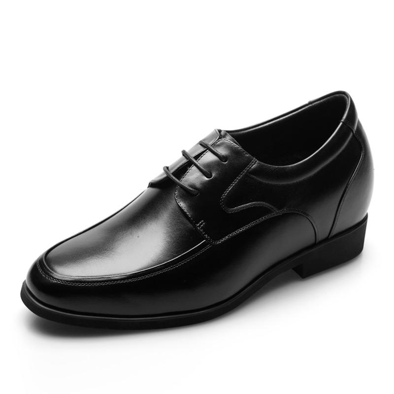男士内增高鞋 正装鞋 内增高7cm 黑色 商品货号：K97H61【何金昌】