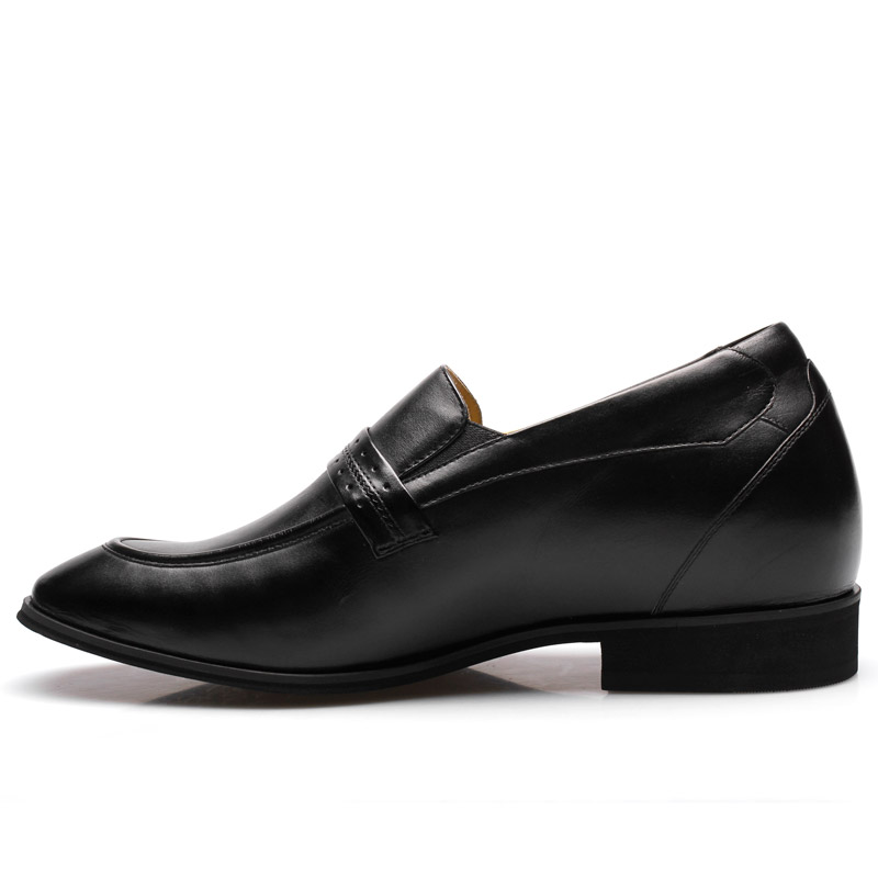  精品定制鞋 内增高7CM 黑色 商品货号：J236A52-1【金墨瑞】