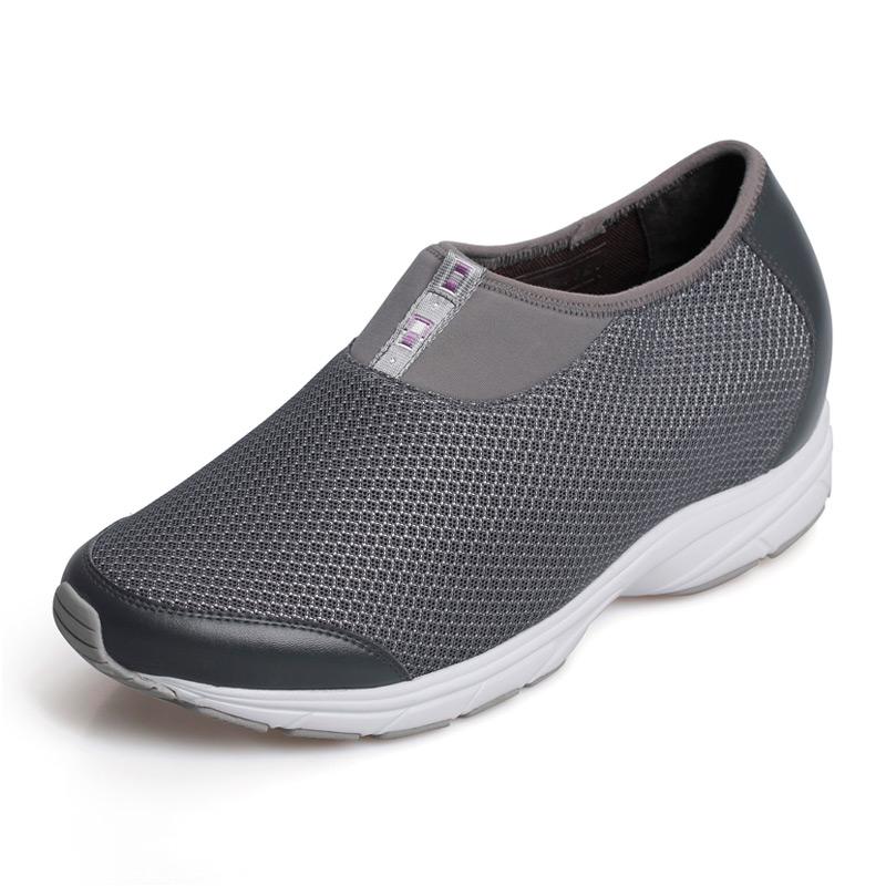 男士增高鞋 运动鞋 内增高7cm 灰色 商品货号：X63B08-3【何金昌】