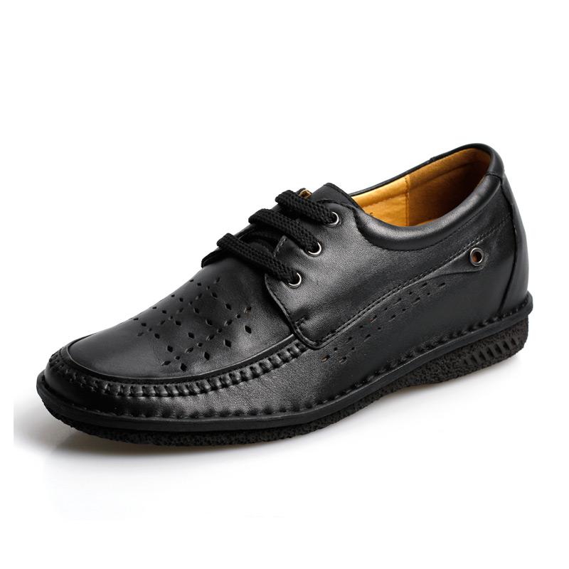 男士内增高鞋 凉鞋 内增高6.5cm 黑色 商品货号：X58H31-6【何金昌】