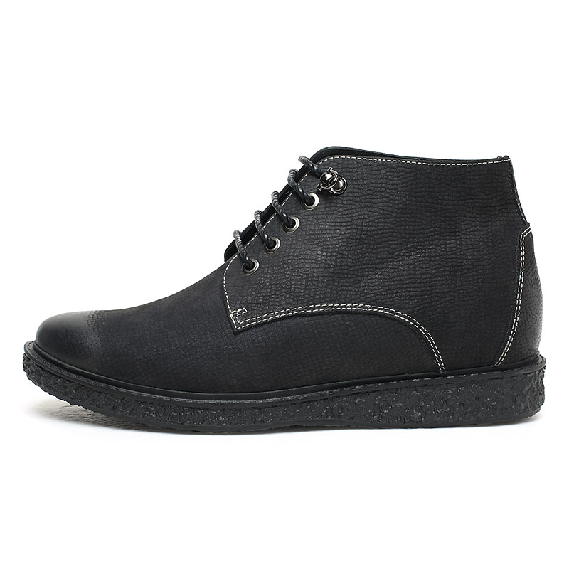 男士内增高鞋 靴子 内增高7CM 黑色 商品货号：H52B05K021D【何金昌】