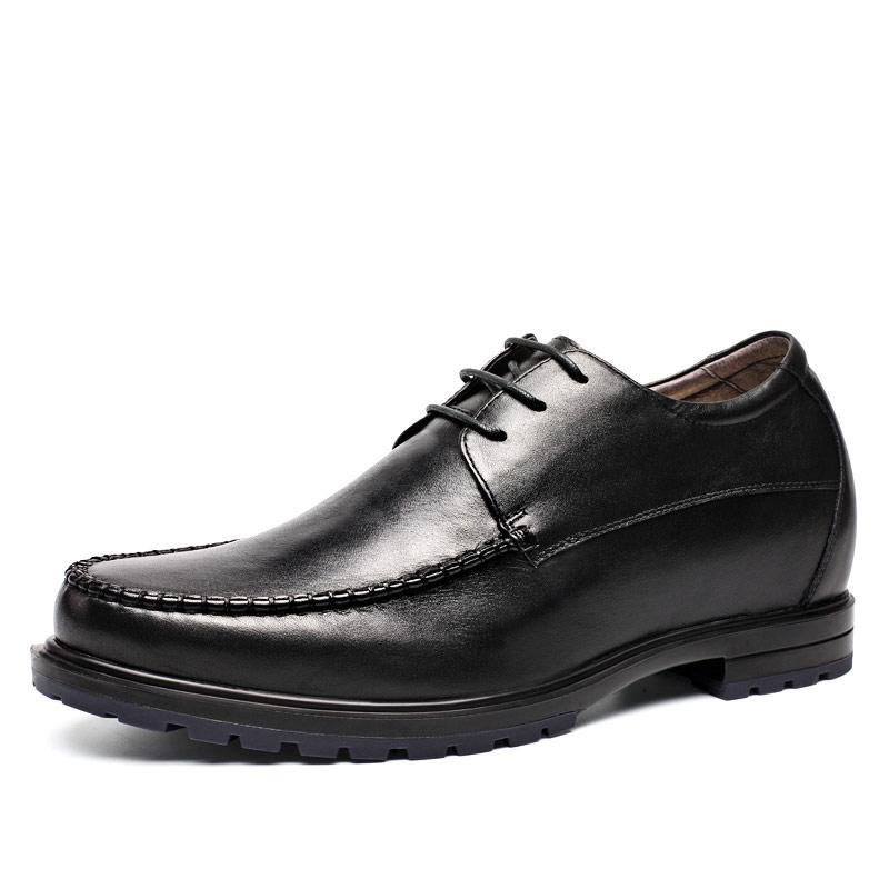 男士内增高鞋 正装鞋 内增高9CM 黑色 商品货号：H62C36K021D【何金昌】