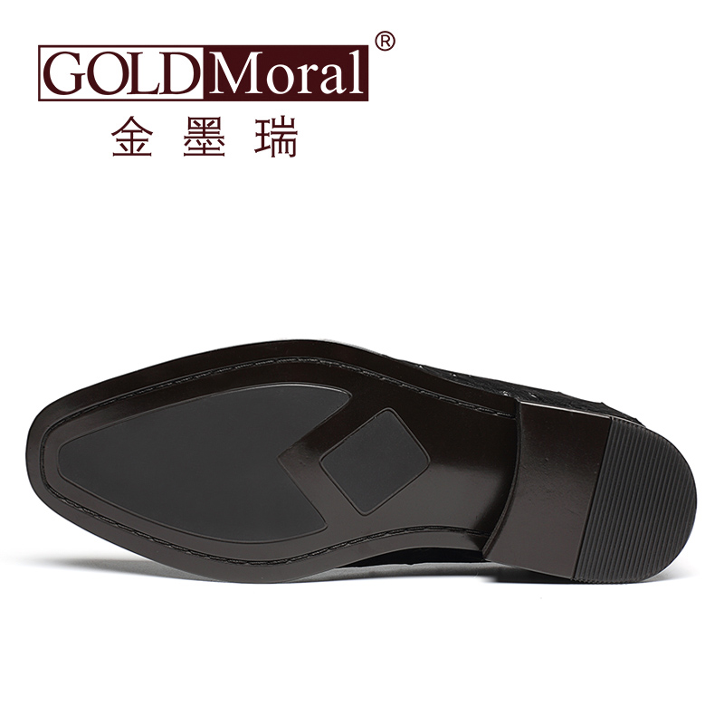  精品定制鞋 内增高7CM 黑色 商品货号：J62D16K031D【金墨瑞】