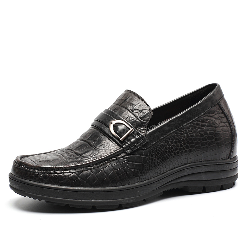  精品定制鞋 内增高6CM 黑色 商品货号：J226H22-1【金墨瑞】