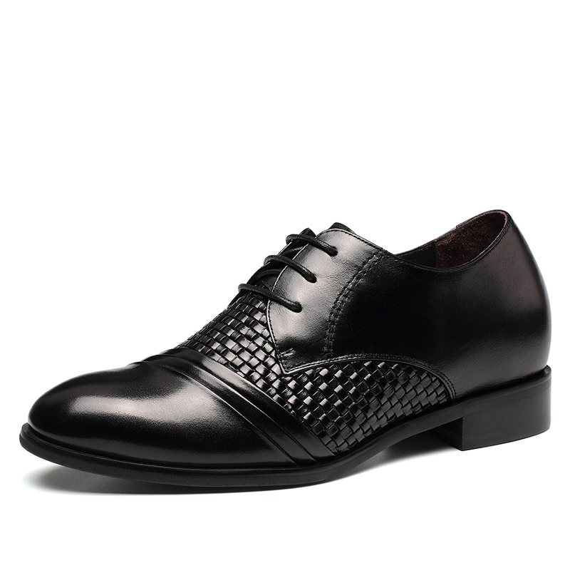  精品定制鞋 内增高7.5CM 黑色 商品货号：JX70H99【金墨瑞】