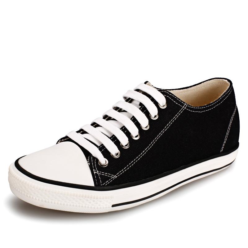 男士增高鞋 日常休闲鞋 内增高6CM 黑色 商品货号：L328K01-2【乐昂】