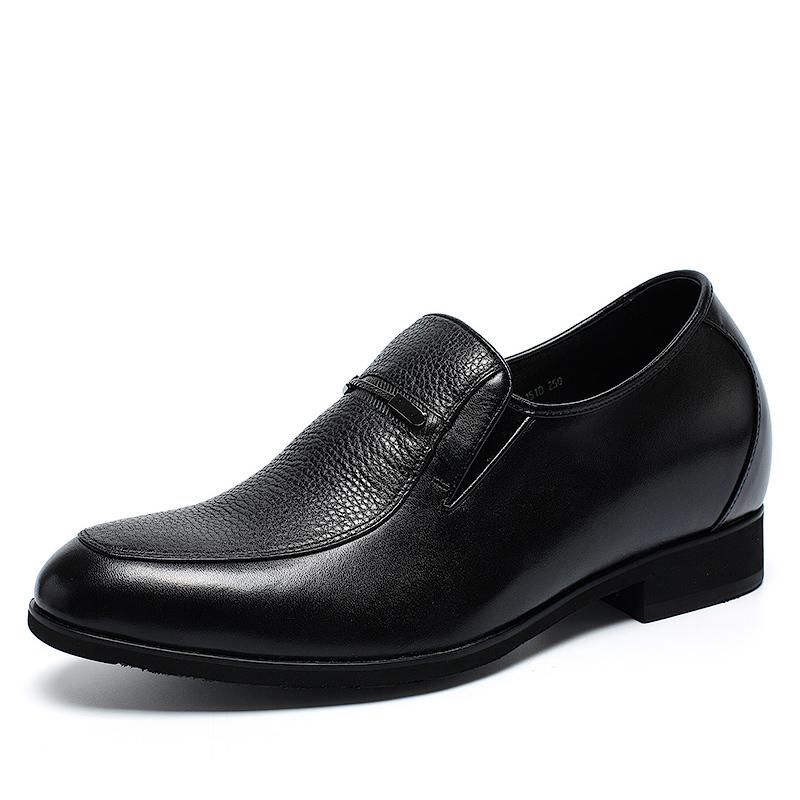 男士内增高鞋 正装鞋 内增高7CM 黑色 商品货号：H61330K151D【何金昌】