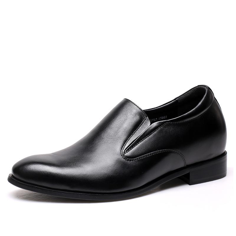  精品定制鞋 内增高7CM 黑色 商品货号：X70H03【金墨瑞】