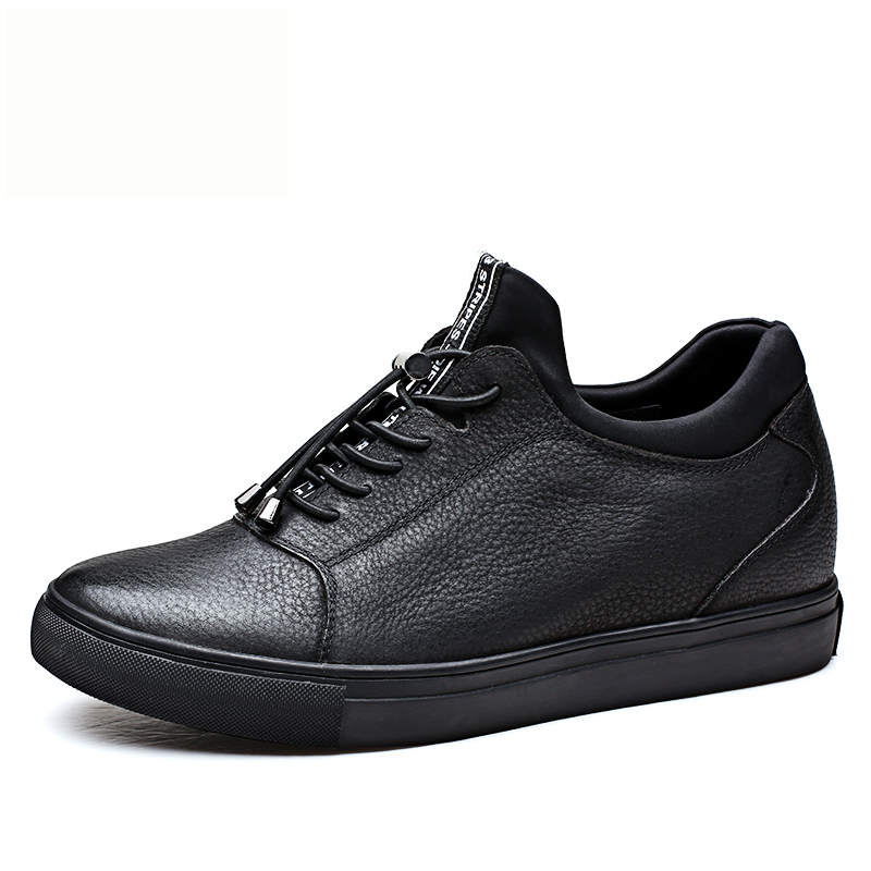 男士内增高鞋 运动鞋 内增高6CM 黑色 商品货号：H72C55Y151D【何金昌】