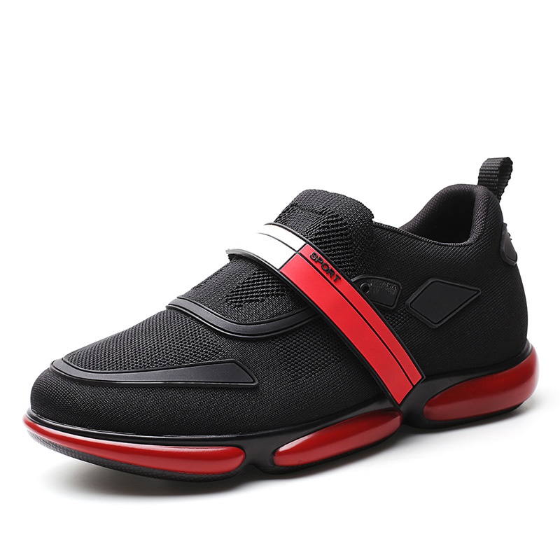 男士内增高鞋 运动鞋 内增高6CM 黑色 商品货号：H81C92K011D【何金昌】