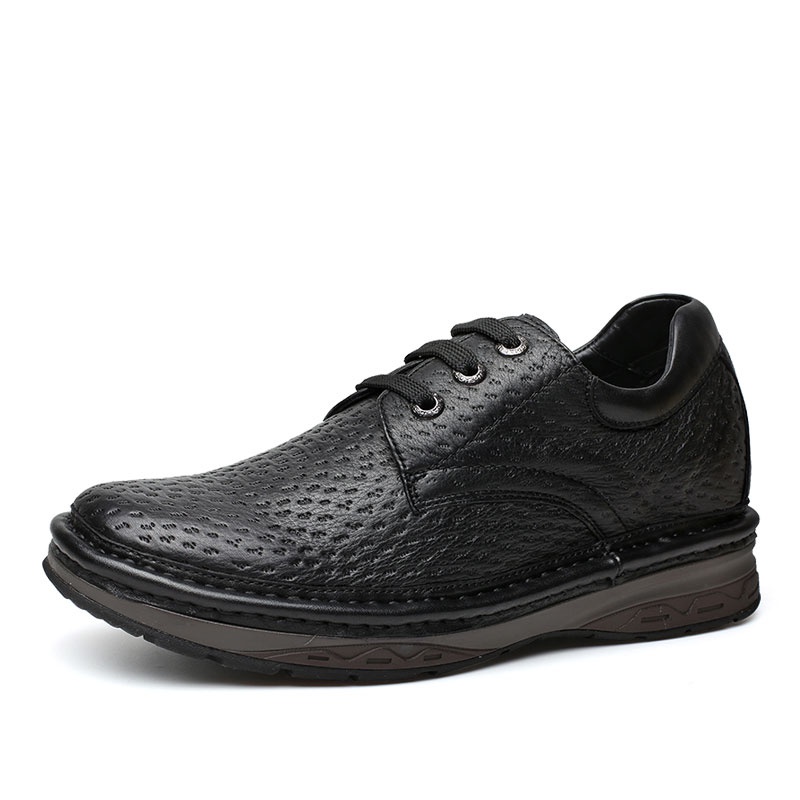  精品定制鞋 内增高7CM 黑色 商品货号：J81C59K056D【金墨瑞】