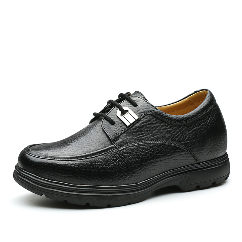  精品定制鞋 内增高6CM 黑色 商品货号：J72C69Y031D【金墨瑞】
