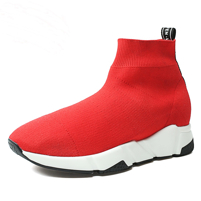 男士内增高鞋 运动鞋 内增高6CM 红色 商品货号：H82C92D042D【双11特价鞋】