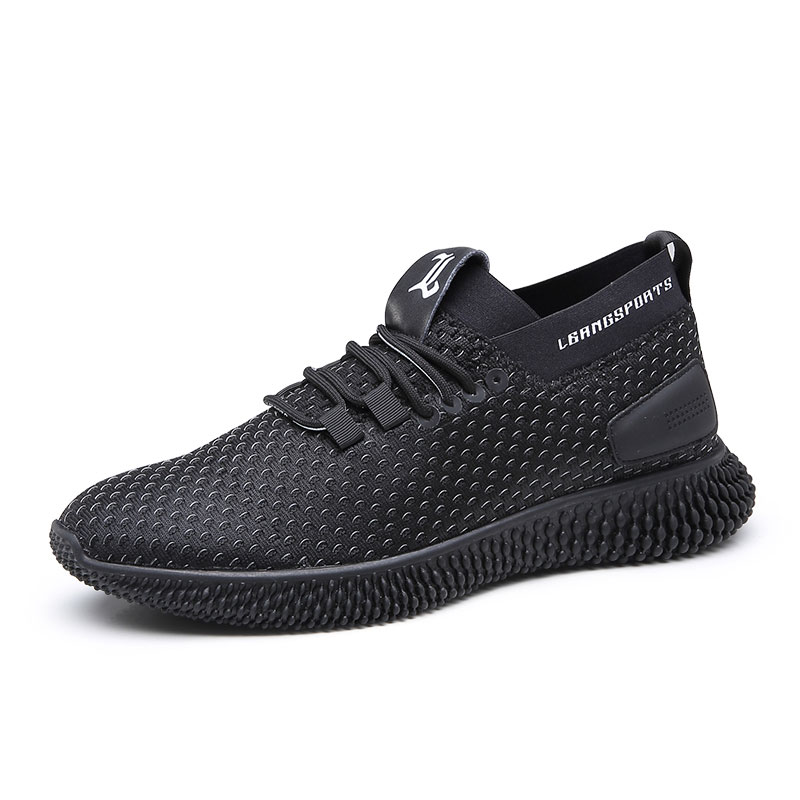 男士内增高鞋 运动鞋 内增高5CM 黑色 商品货号：L929199-1【乐昂】