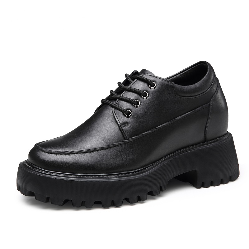 女士内增高鞋 单鞋 内增高9CM 黑色 商品货号：W02W170A051D【赫升】