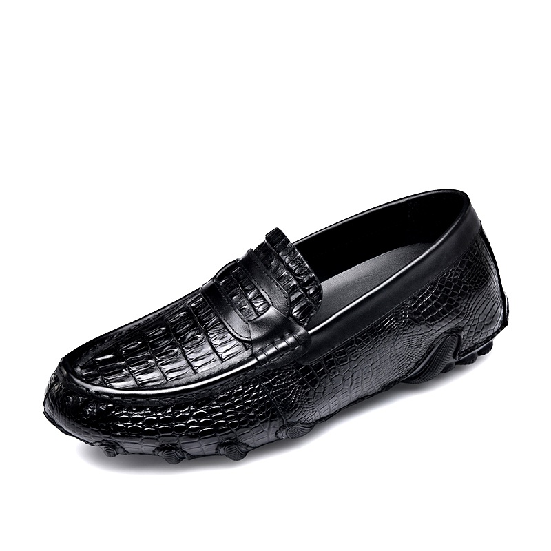  精品定制鞋 内增高6CM 黑色 商品货号：H91C19L235D【何金昌】