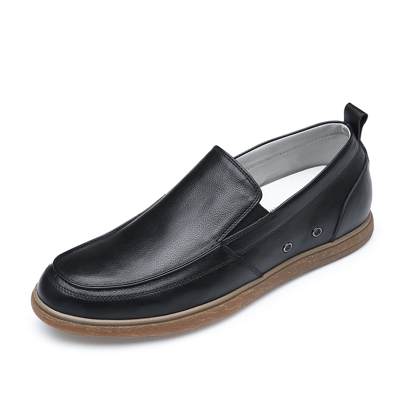 男士内增高鞋 日常休闲鞋 内增高5CM 黑色 商品货号：H02YL676501【何金昌】