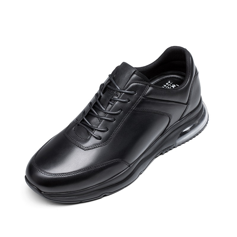男士内增高鞋 日常休闲鞋 内增高7CM 黑色 商品货号：H2C172D0021D【何金昌】