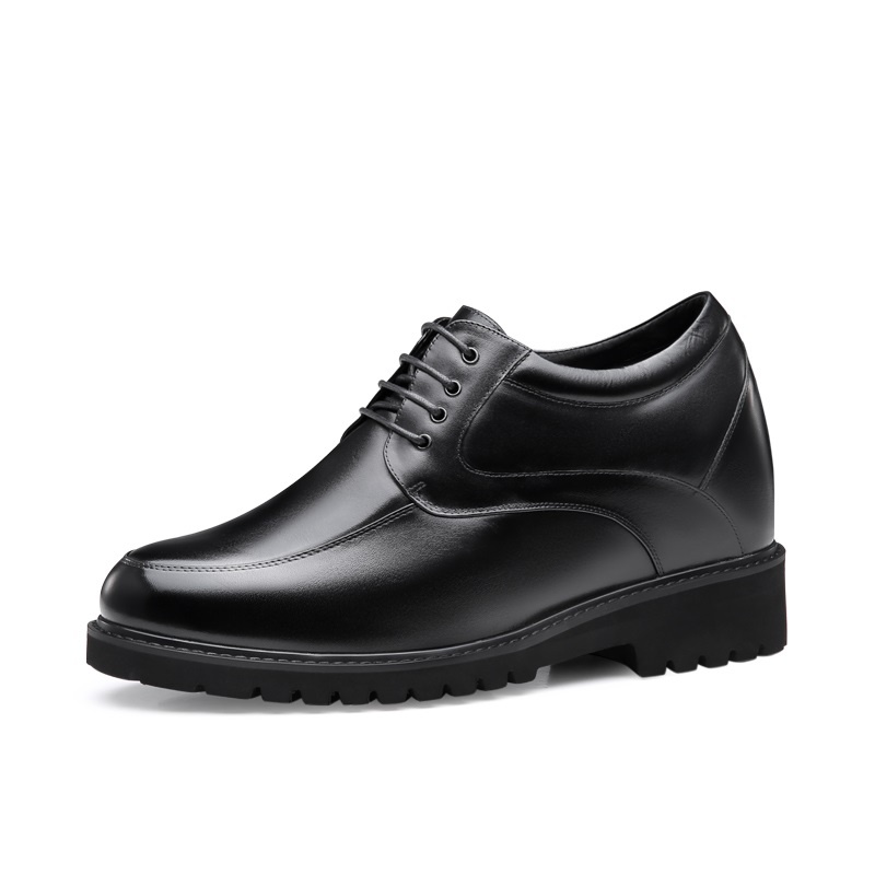  精品定制鞋 内增高13CM 黑色 商品货号：H91D28D081D【何金昌】
