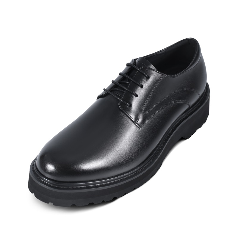  精品定制鞋 内增高6CM 黑色 商品货号：CE1C4011【何金昌】