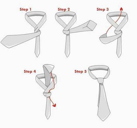 最流行的领带打法图解